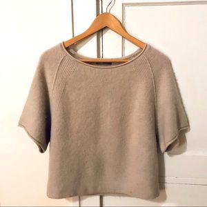 Vince cashmere short sleeve sweater